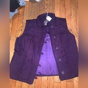 Vintage Northern Reflections Deep Purple Vest womens large